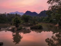 Sunset at Sae Lao.